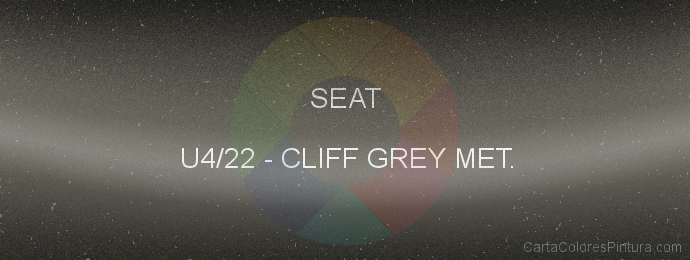Pintura Seat U4/22 Cliff Grey Met.