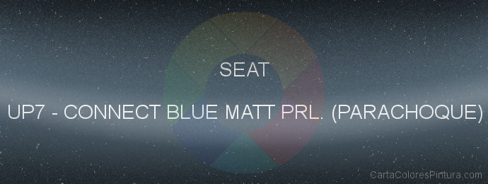 Pintura Seat UP7 Connect Blue Matt Prl. (parachoque)
