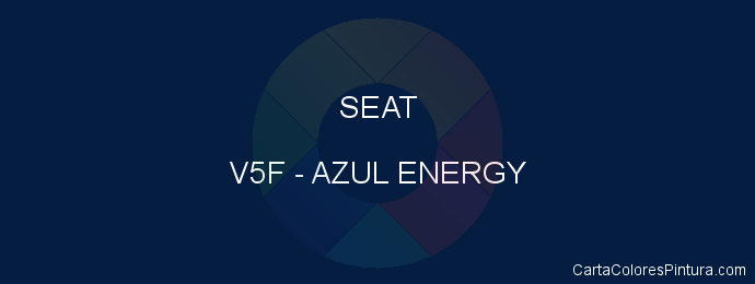 Pintura Seat V5F Azul Energy