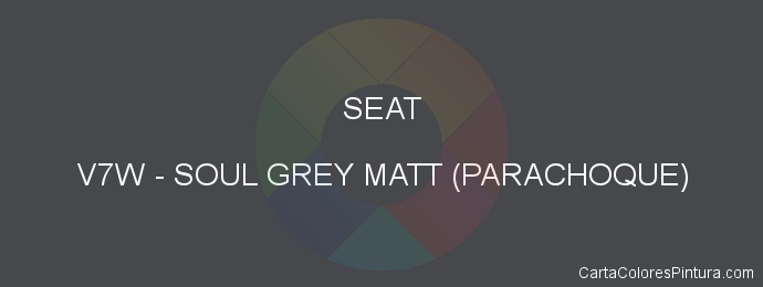 Pintura Seat V7W Soul Grey Matt (parachoque)