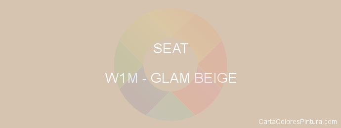 Pintura Seat W1M Glam Beige