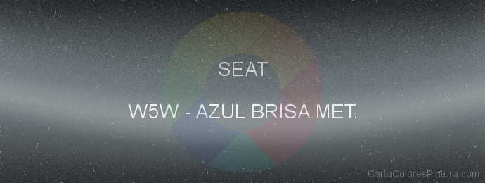 Pintura Seat W5W Azul Brisa Met.