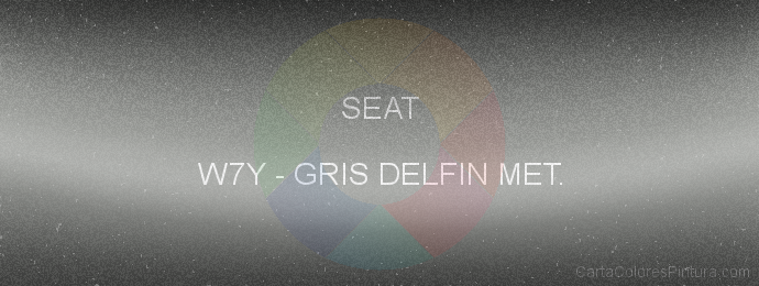Pintura Seat W7Y Gris Delfin Met.