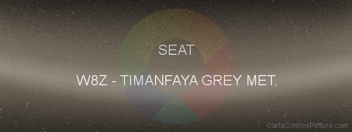 Pintura Seat W8Z Timanfaya Grey Met.