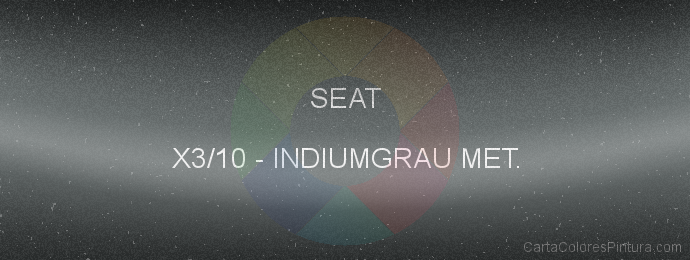 Pintura Seat X3/10 Indiumgrau Met.