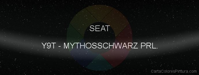 Pintura Seat Y9T Mythosschwarz Prl.