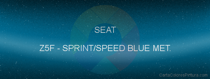 Pintura Seat Z5F Sprint/speed Blue Met.