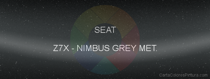 Pintura Seat Z7X Nimbus Grey Met.