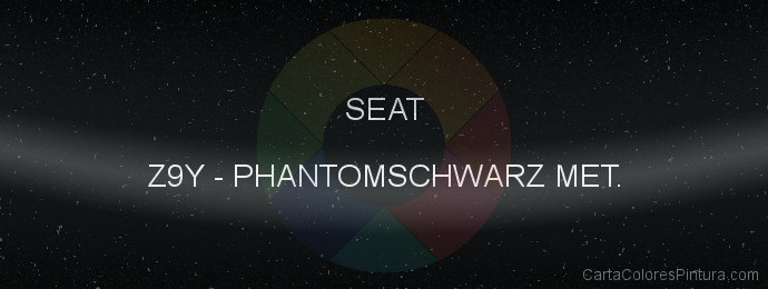 Pintura Seat Z9Y Phantomschwarz Met.