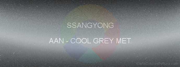 Pintura Ssangyong AAN Cool Grey Met.