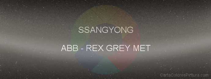 Pintura Ssangyong ABB Rex Grey Met