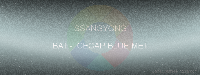 Pintura Ssangyong BAT Icecap Blue Met.