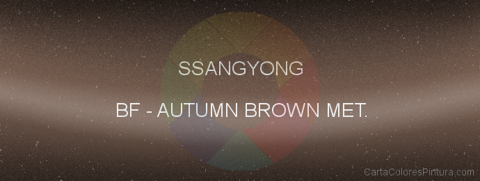 Pintura Ssangyong BF Autumn Brown Met.