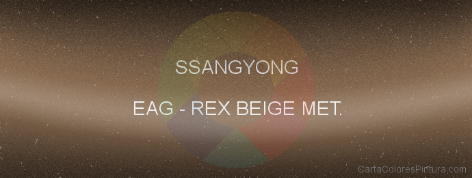 Pintura Ssangyong EAG Rex Beige Met.