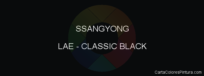 Pintura Ssangyong LAE Classic Black