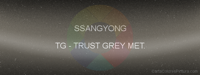 Pintura Ssangyong TG Trust Grey Met.