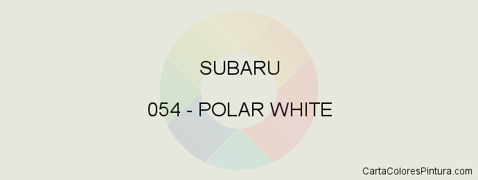 Pintura Subaru 054 Polar White