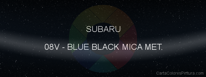 Pintura Subaru 08V Blue Black Mica Met.