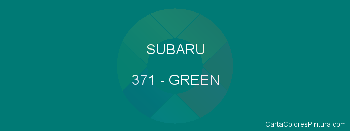 Pintura Subaru 371 Green