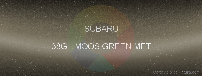 Pintura Subaru 38G Moos Green Met.