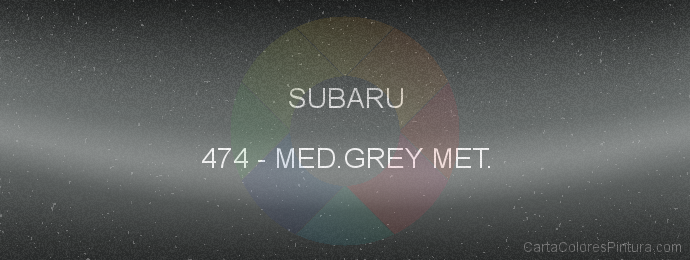 Pintura Subaru 474 Med.grey Met.
