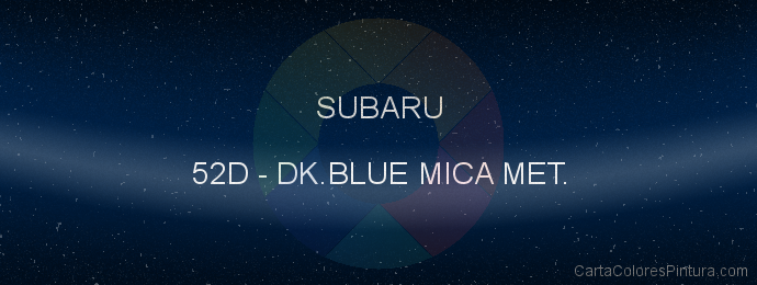 Pintura Subaru 52D Dk.blue Mica Met.