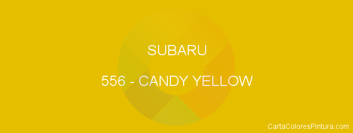 Pintura Subaru 556 Candy Yellow