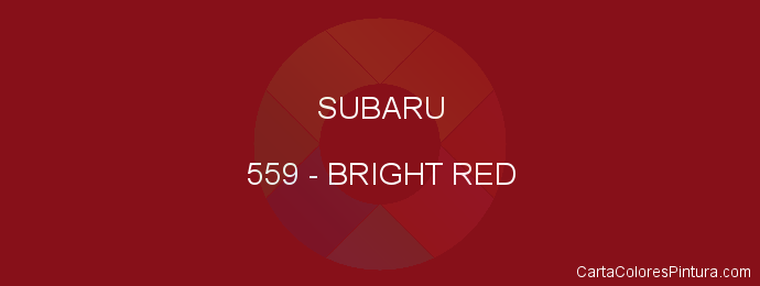 Pintura Subaru 559 Bright Red