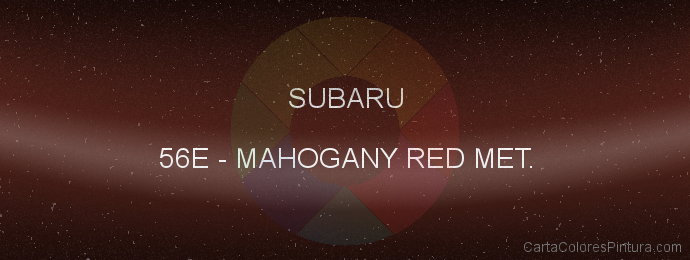Pintura Subaru 56E Mahogany Red Met.