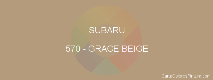 Pintura Subaru 570 Grace Beige