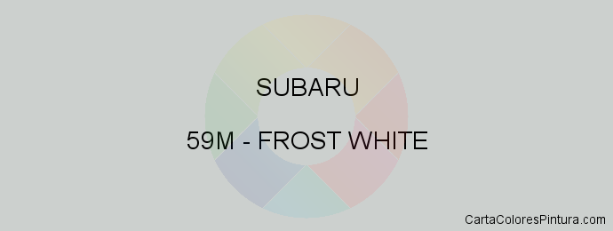 Pintura Subaru 59M Frost White