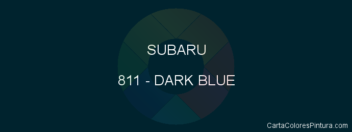 Pintura Subaru 811 Dark Blue