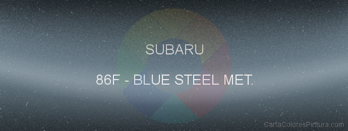 Pintura Subaru 86F Blue Steel Met.