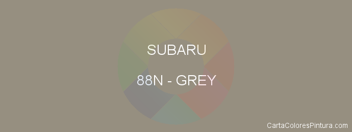 Pintura Subaru 88N Grey