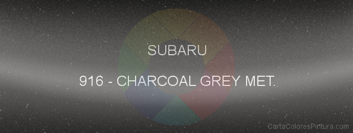 Pintura Subaru 916 Charcoal Grey Met.