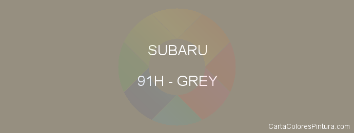 Pintura Subaru 91H Grey