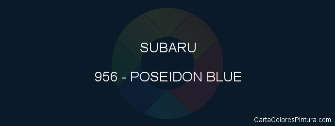 Pintura Subaru 956 Poseidon Blue