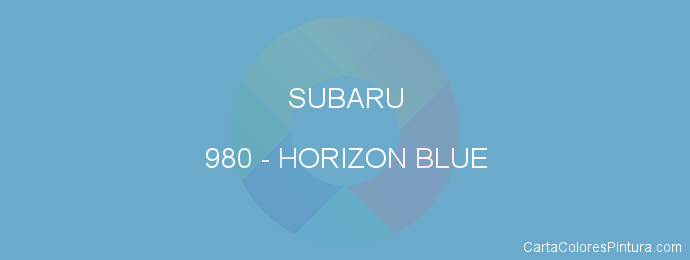 Pintura Subaru 980 Horizon Blue