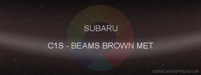 Pintura Subaru C1S Beams Brown Met.