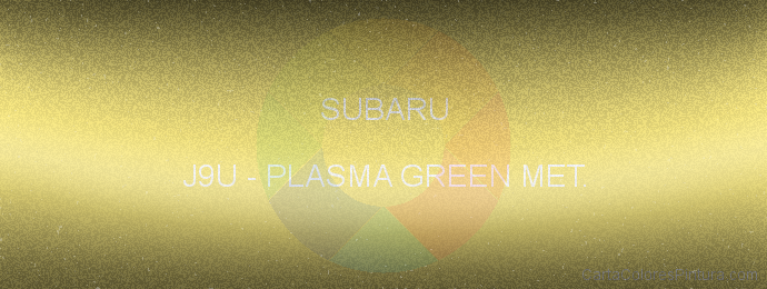 Pintura Subaru J9U Plasma Green Met.