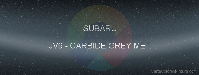 Pintura Subaru JV9 Carbide Grey Met.