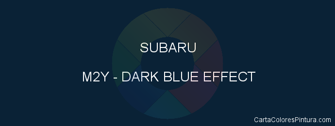 Pintura Subaru M2Y Dark Blue Effect