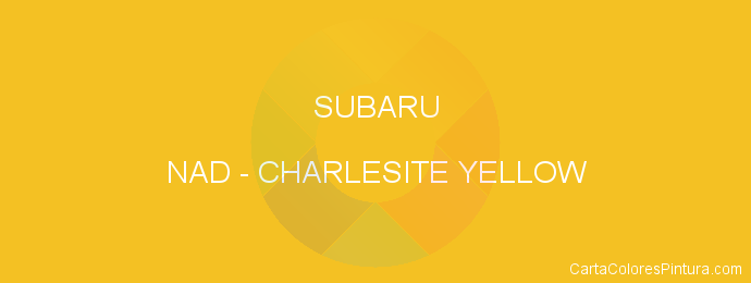 Pintura Subaru NAD Charlesite Yellow