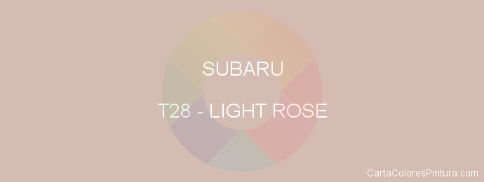 Pintura Subaru T28 Light Rose