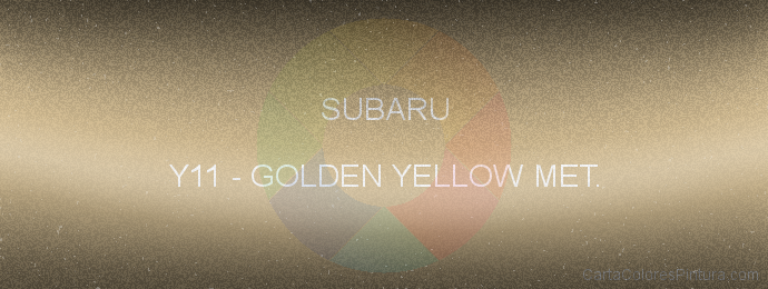 Pintura Subaru Y11 Golden Yellow Met.