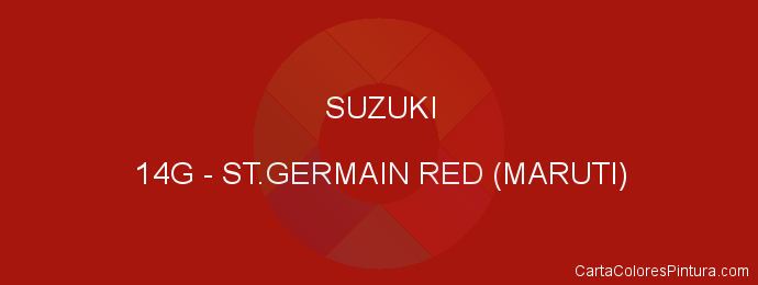 Pintura Suzuki 14G St.germain Red (maruti)