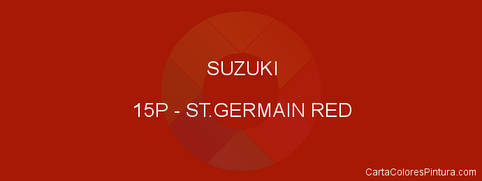 Pintura Suzuki 15P St.germain Red