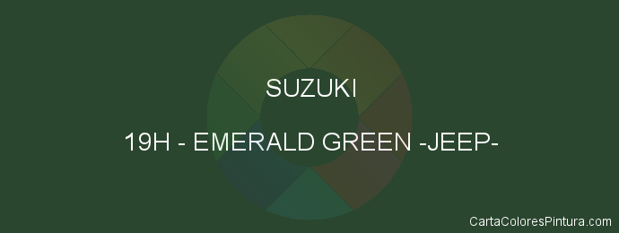 Pintura Suzuki 19H Emerald Green -jeep-