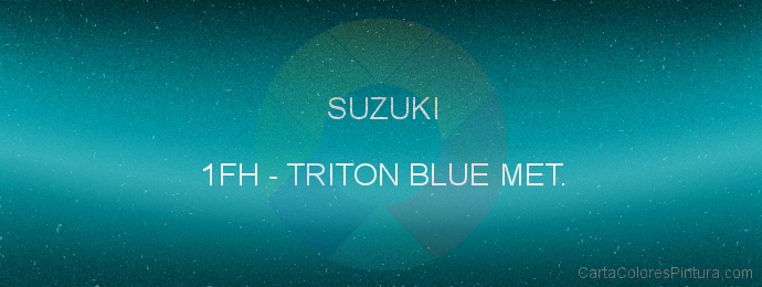 Pintura Suzuki 1FH Triton Blue Met.