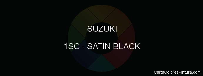 Pintura Suzuki 1SC Satin Black